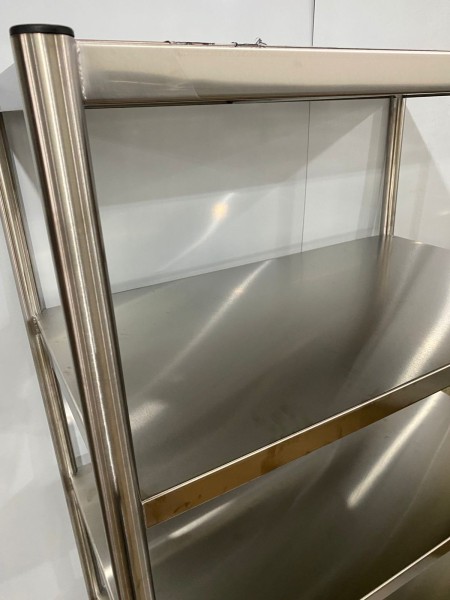 ESTANTE 5 PLANOS LISOS EM AÇO INOX - Image 3